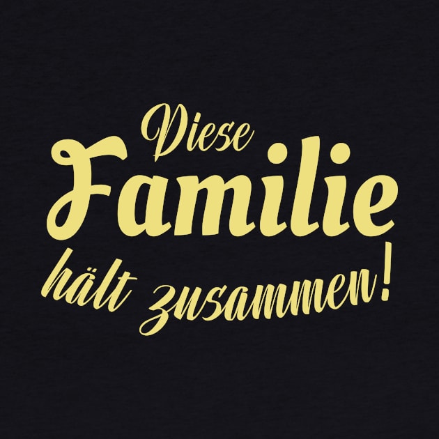 Diese Familie hält zusammen Familienband by Foxxy Merch